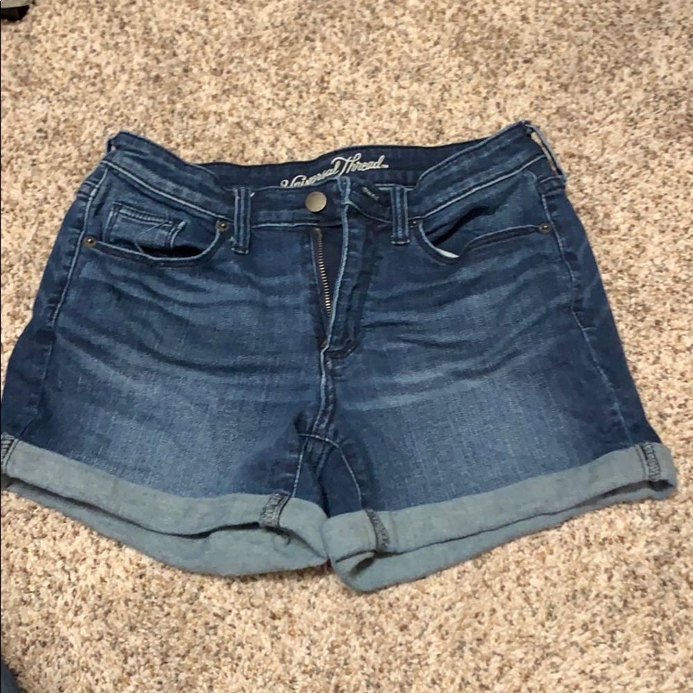 4/27 Jean cuffed shorts